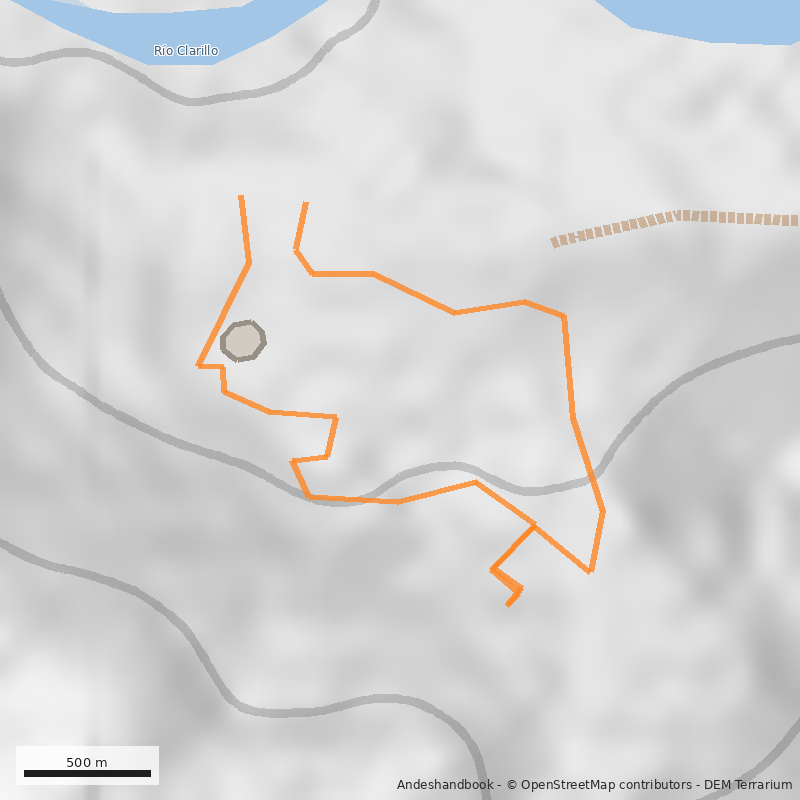 Mapa Quebrada Jorquera