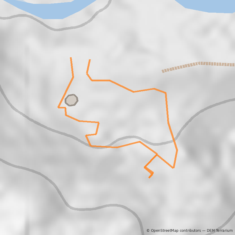 Mapa Quebrada Jorquera