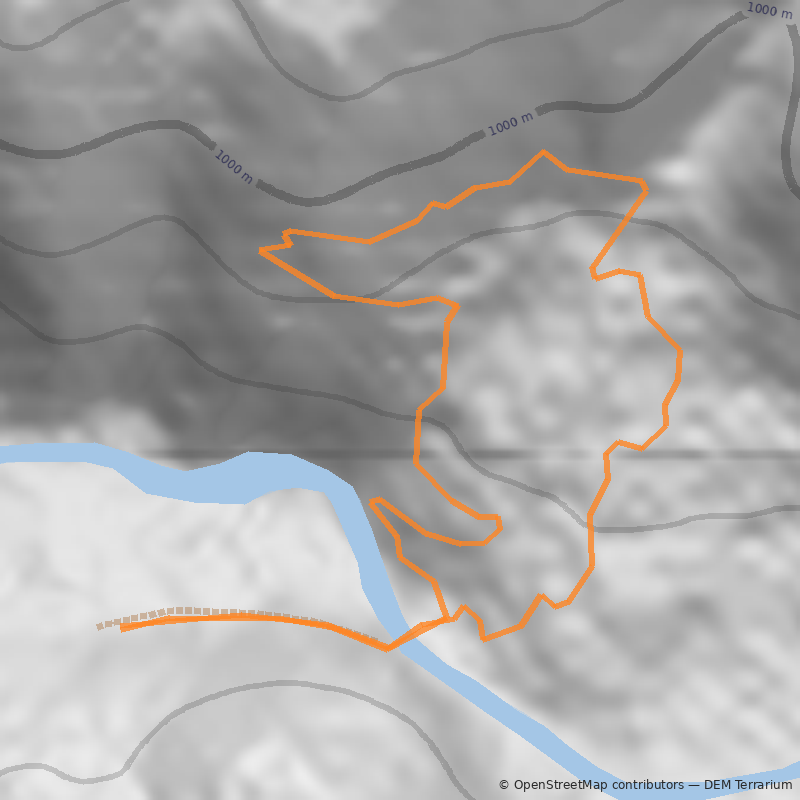 Mapa Sendero Intepretativo Aliwen Mahuida