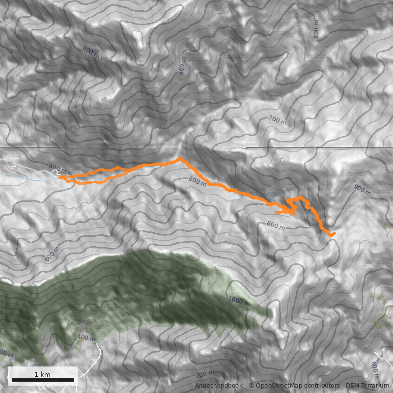 Mapa Cajón Grande - Plateau