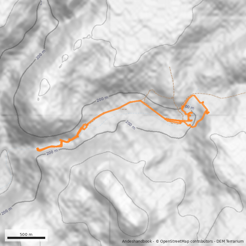 Mapa Petroglifos del Valle del Encanto