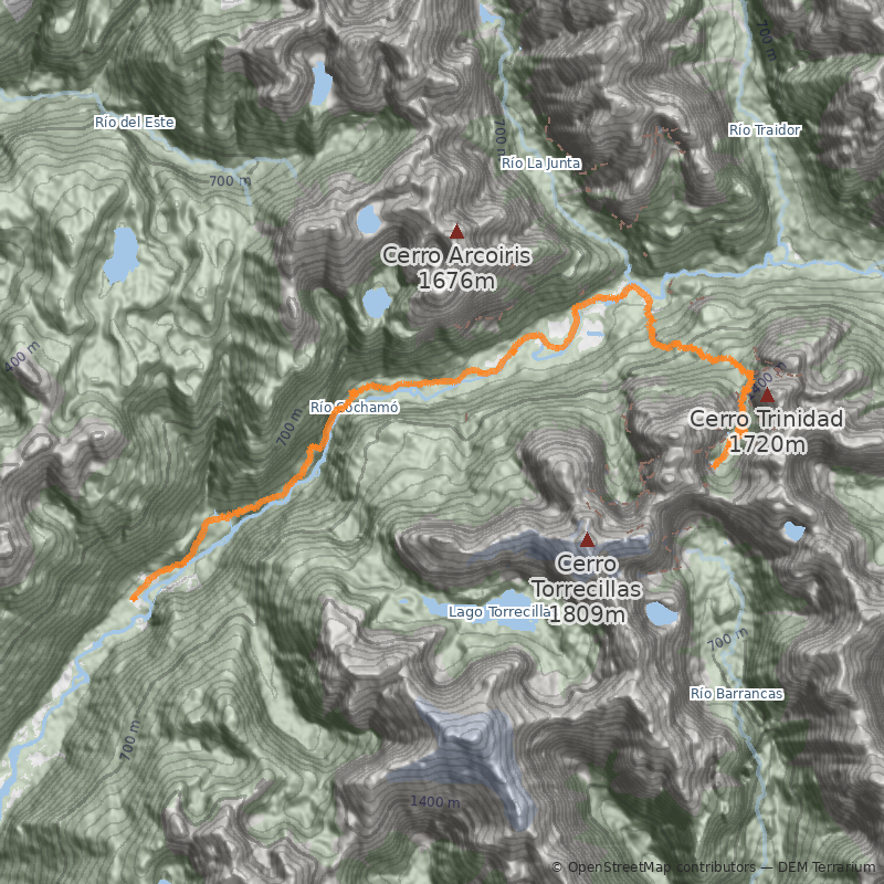 Mapa Laguna Trinidad