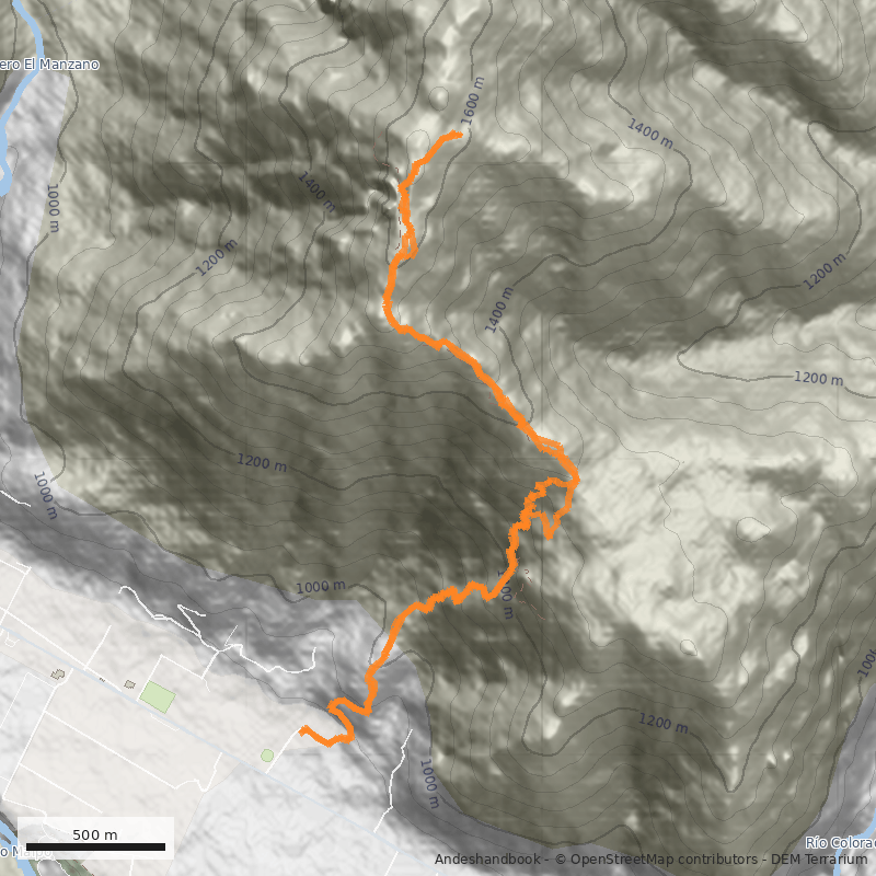 Mapa Cuevas del Manzano