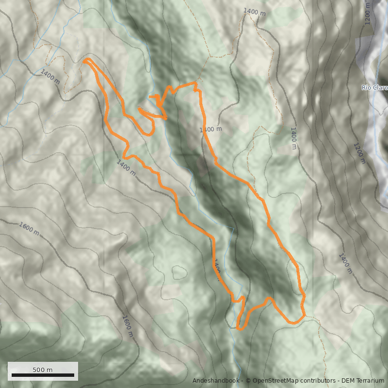 Mapa Vuelta de la Turca