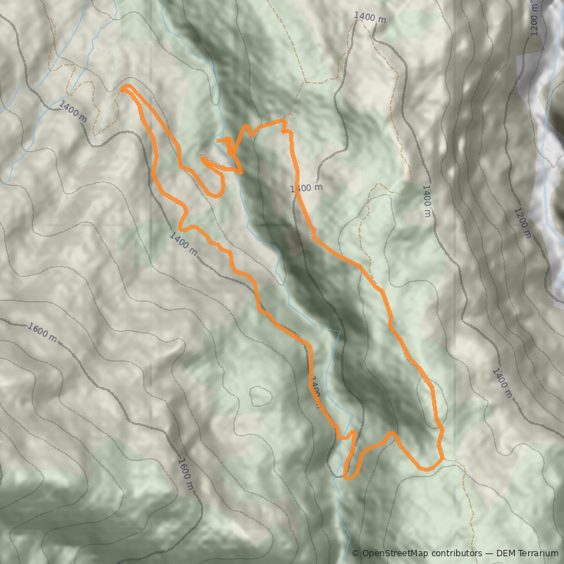 Mapa Vuelta de la Turca