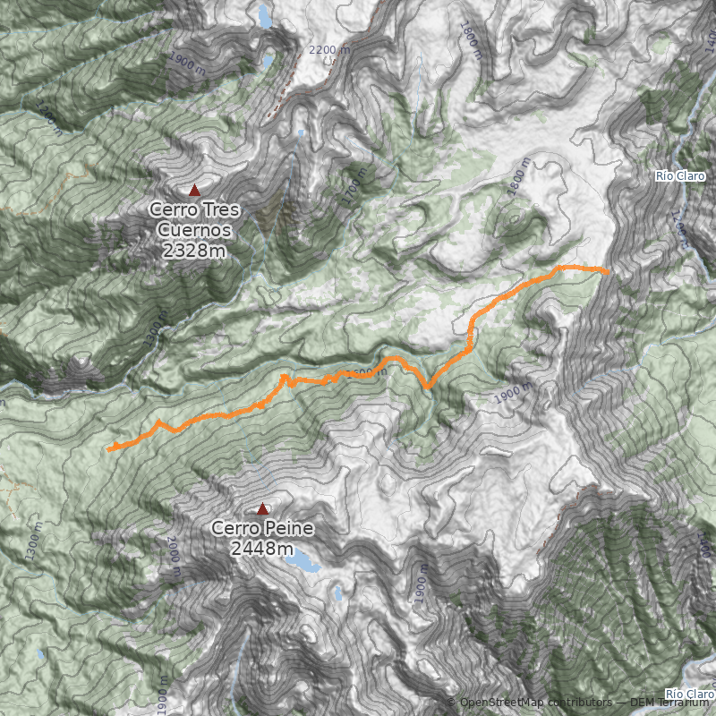 Mapa Mirador del Venado