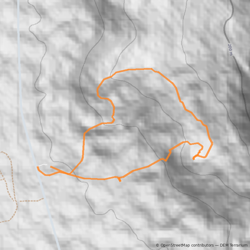 Mapa Sendero Centenario