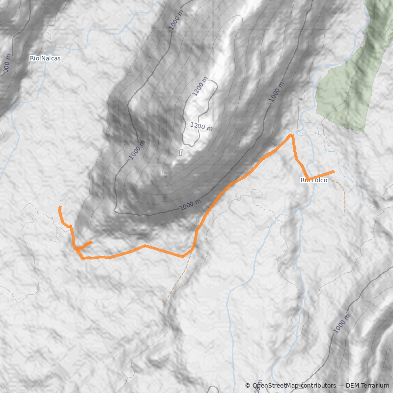 Mapa Laguna La Totora