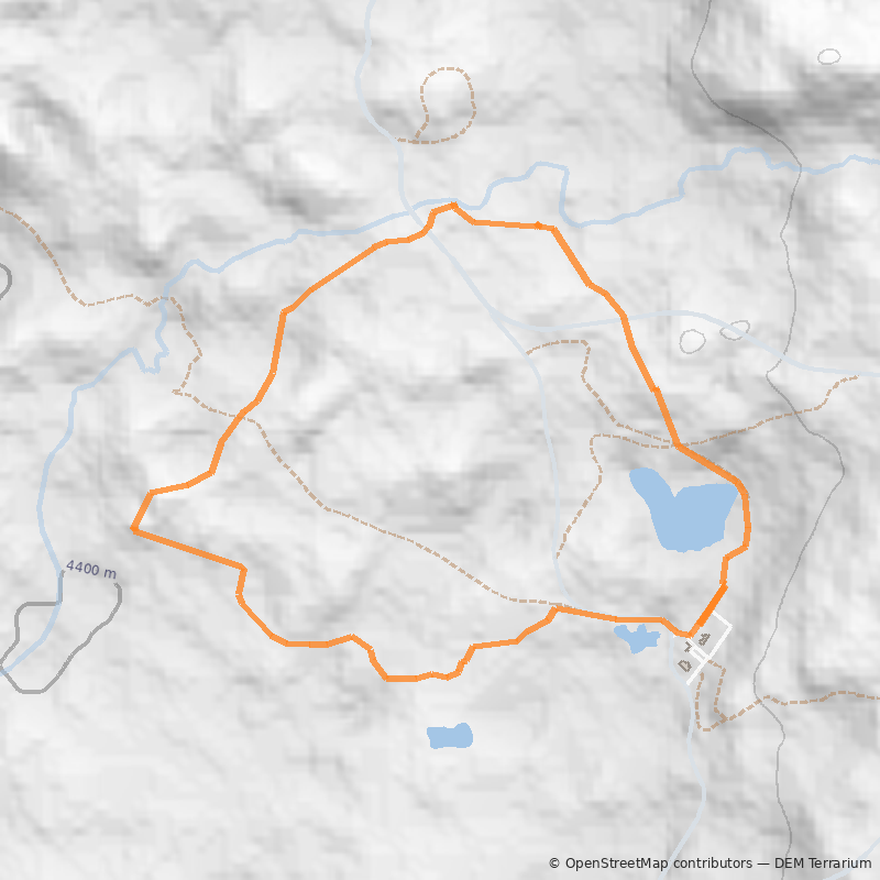 Mapa Sendero Interpretativo Parinacota