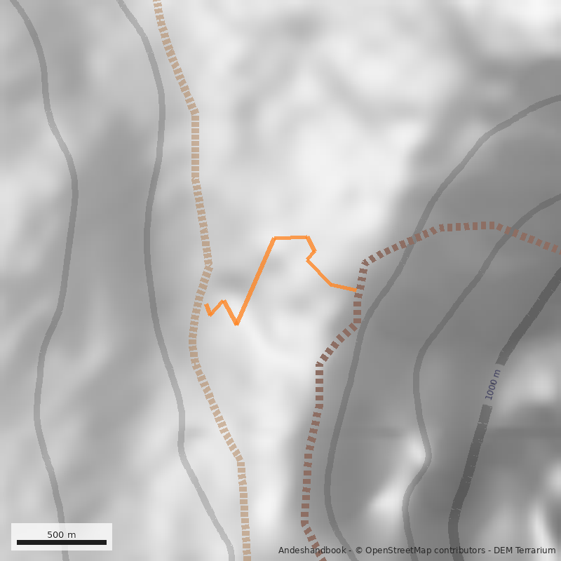 Mapa Tricahues