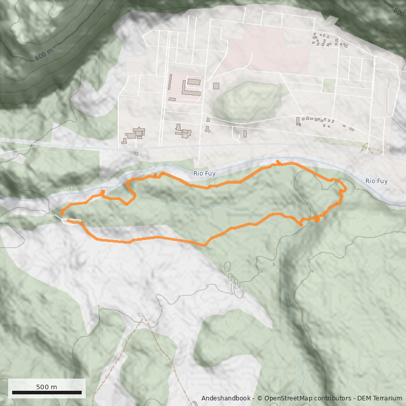 Mapa Sendero Botánico