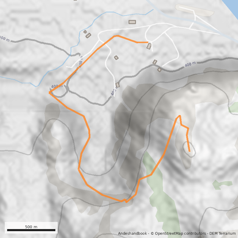 Mapa Mirador Los Cóndores