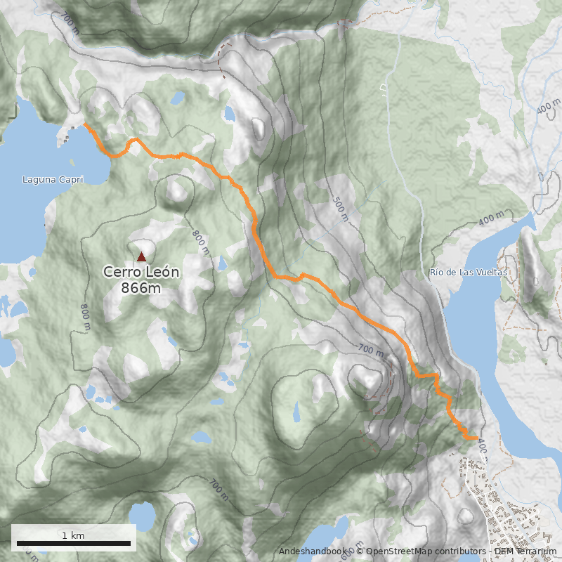 Mapa Laguna Capri