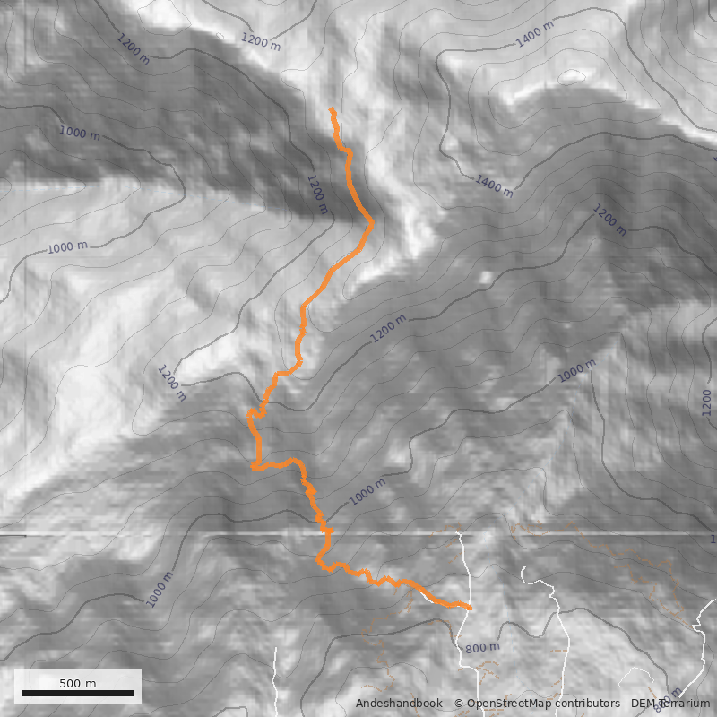 Mapa Agua del Manzano