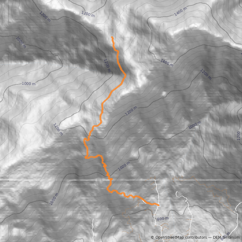 Mapa Agua del Manzano