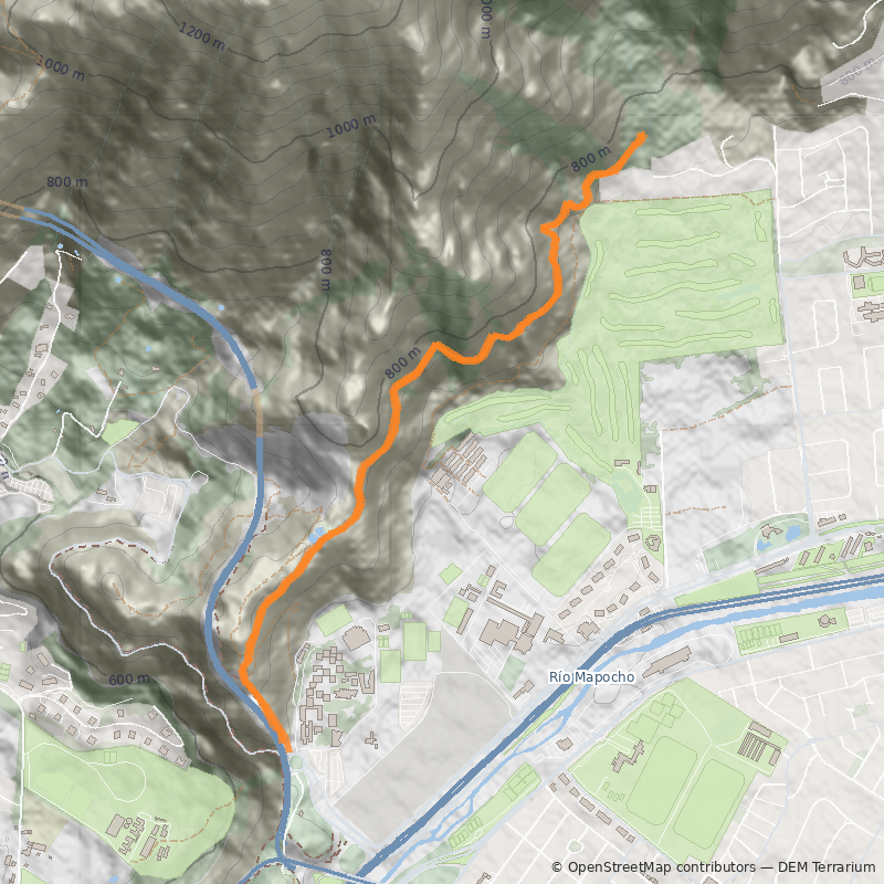 Mapa Canal Metropolitano 