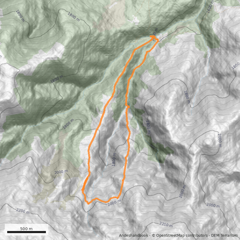 Mapa Cascadas del Pellejo