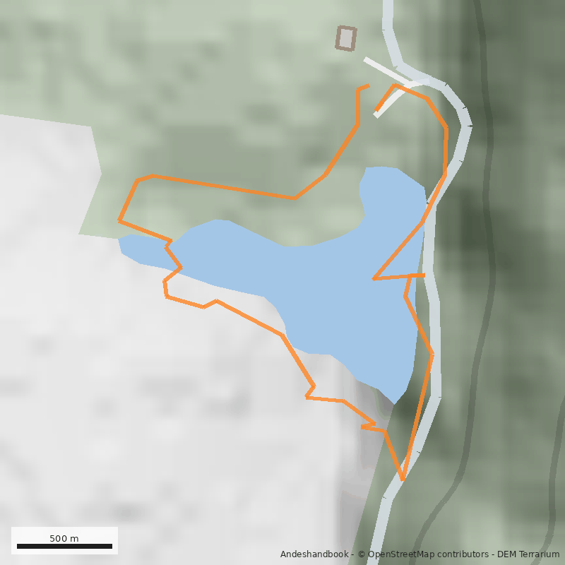 Mapa Laguna Arcoiris