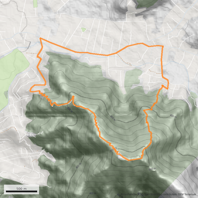 Mapa Cerro Cóndores