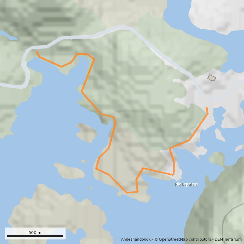 Mapa Paseo de la Isla