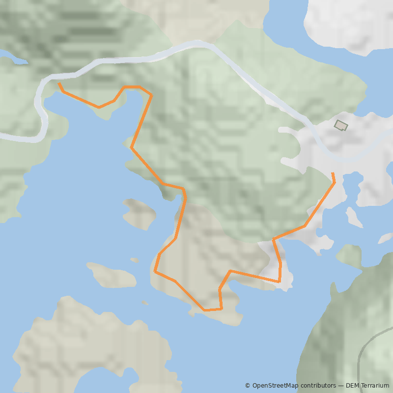 Mapa Paseo de la Isla
