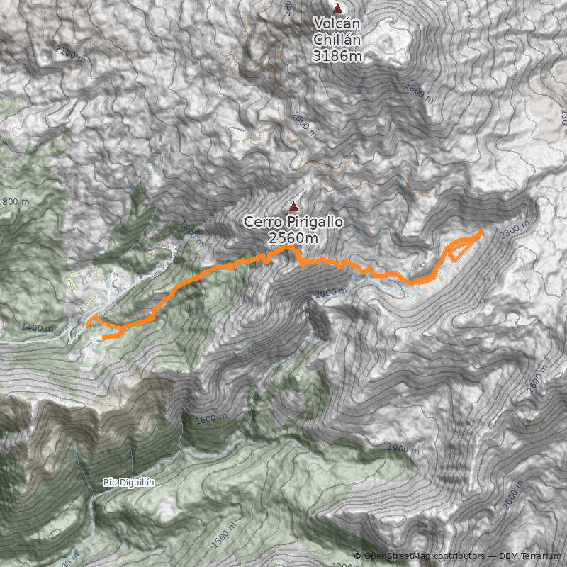 Mapa Valle de Aguas Calientes por Valle Hermoso