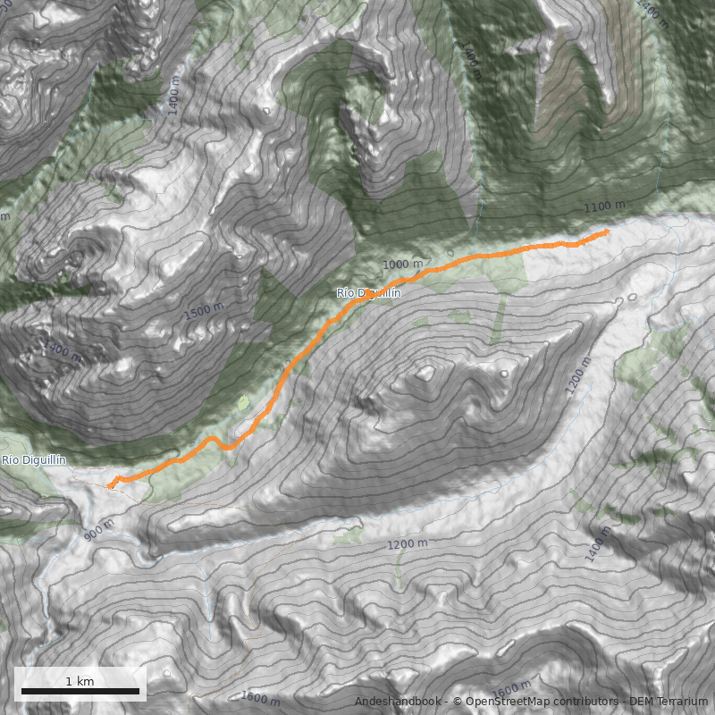 Mapa Salto de la Viuda Blanca