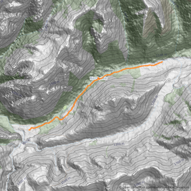 Mapa Salto de la Viuda Blanca