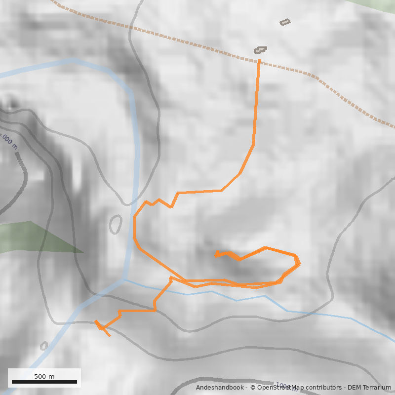 Mapa La Huella del Huemul