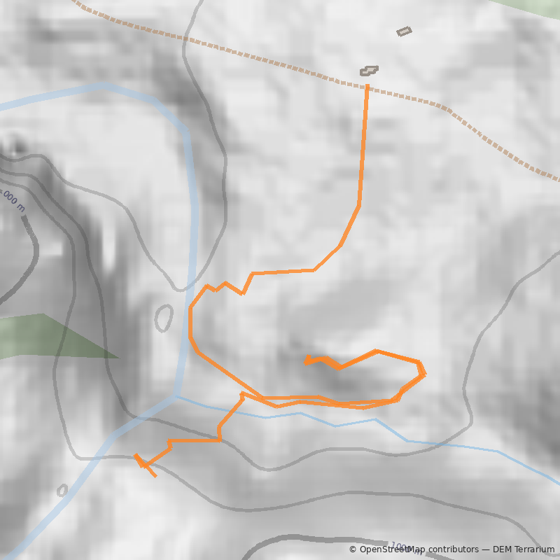 Mapa La Huella del Huemul