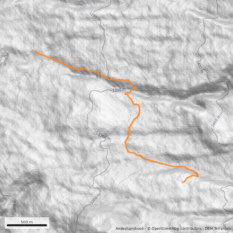 Mapa Laguitos de Challupén