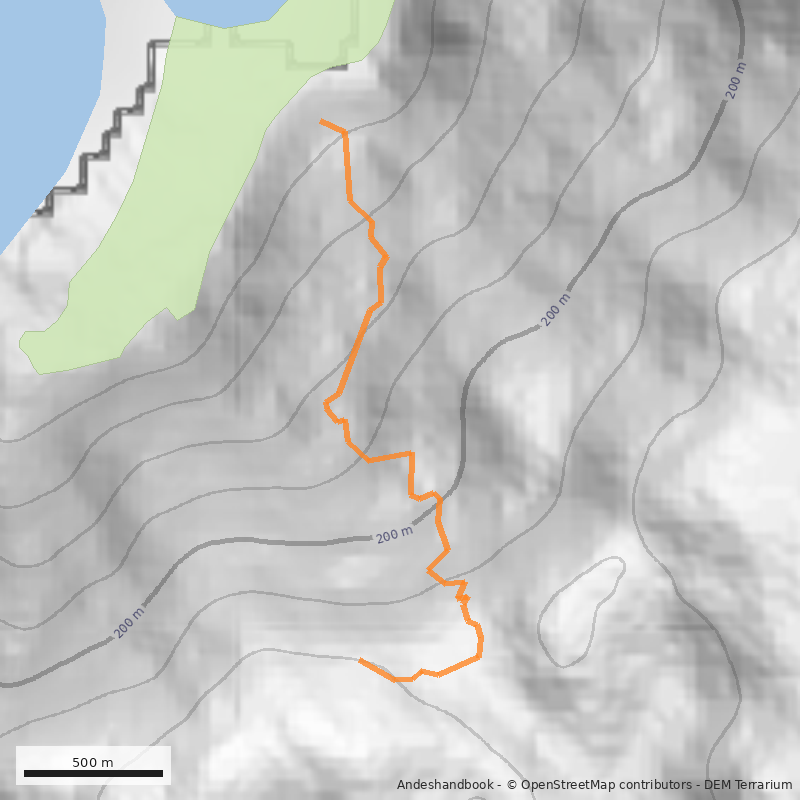 Mapa Mirador de los Caucao