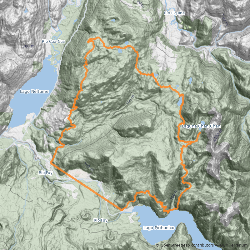 Mapa Lagunas Andinas