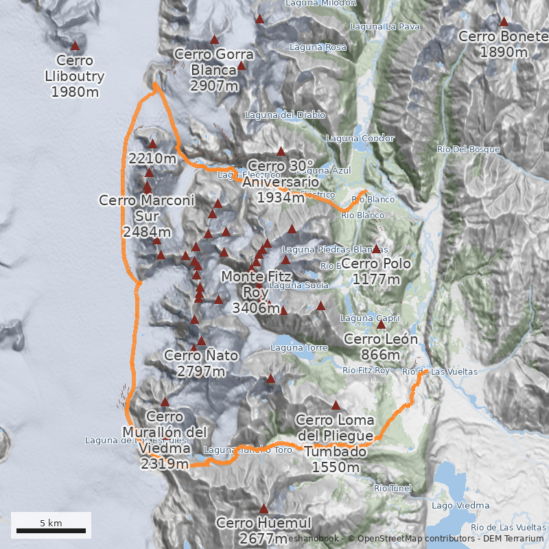 Mapa Circo de los Altares