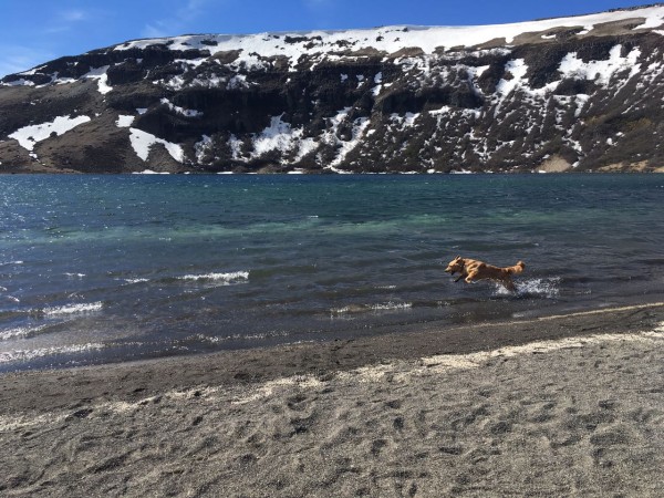 Argentina por la laguna del cráter