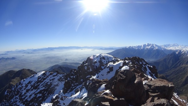 Quebrada Guajardo desde fundo El Cardo 