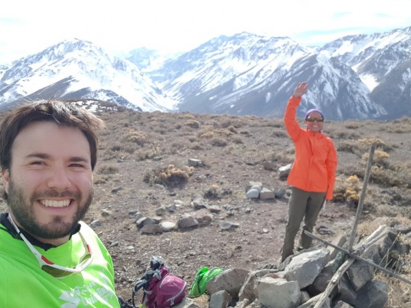 Normal desde camino a Los Bronces