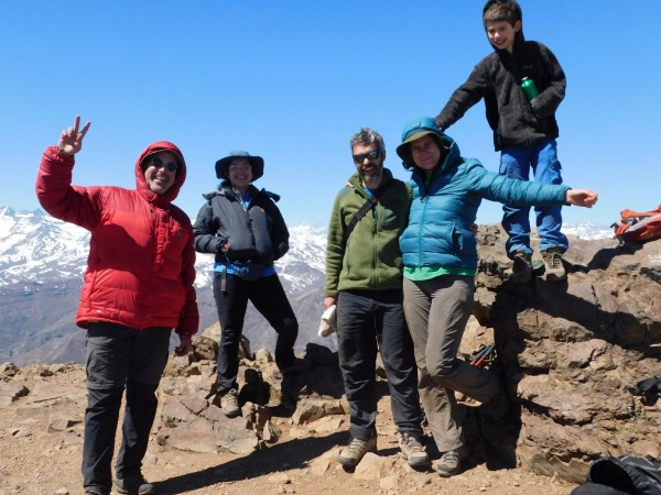 Cara Sur por la Quebrada de La Pichoga