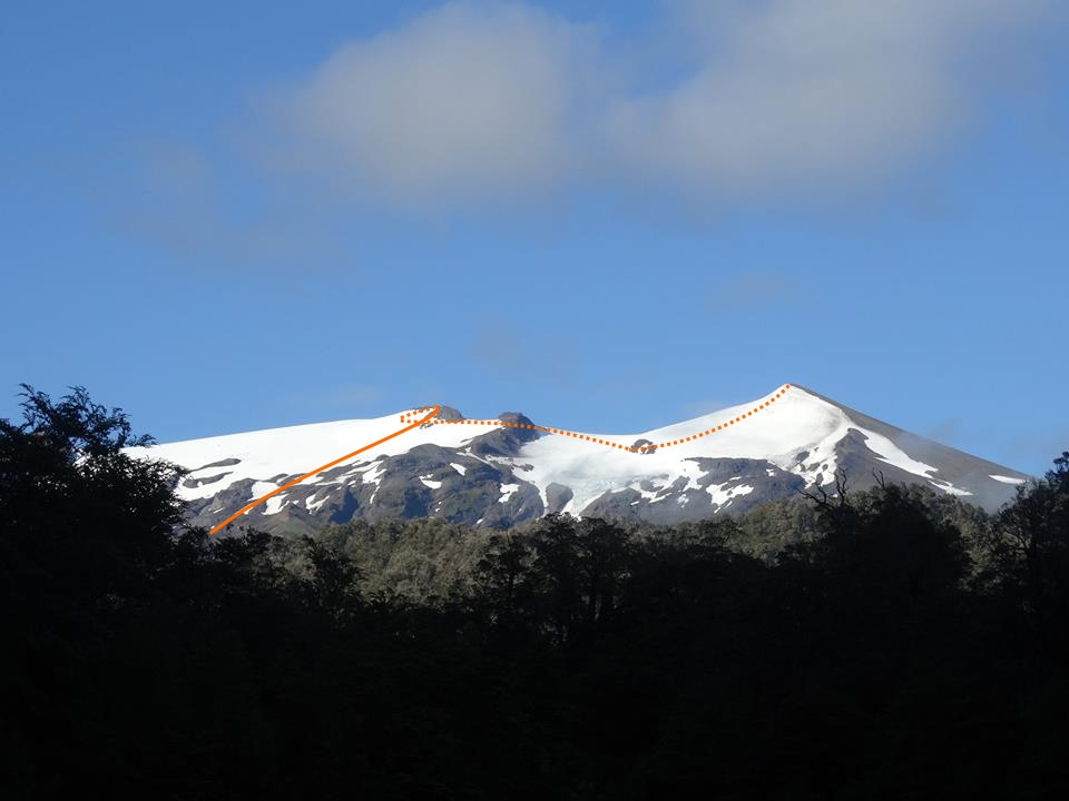 Cara Norte desde Rio Los Mallines
