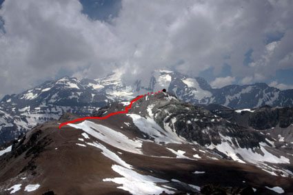 Ruta Normal desde La Parva