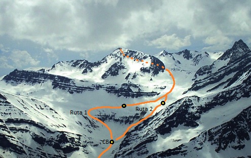 Variante Ruta Normal - Cara Norte
