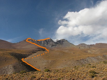 Llareta Quemada