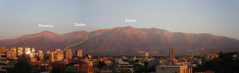 Filo Norte desde la Quebrada de los Maquis