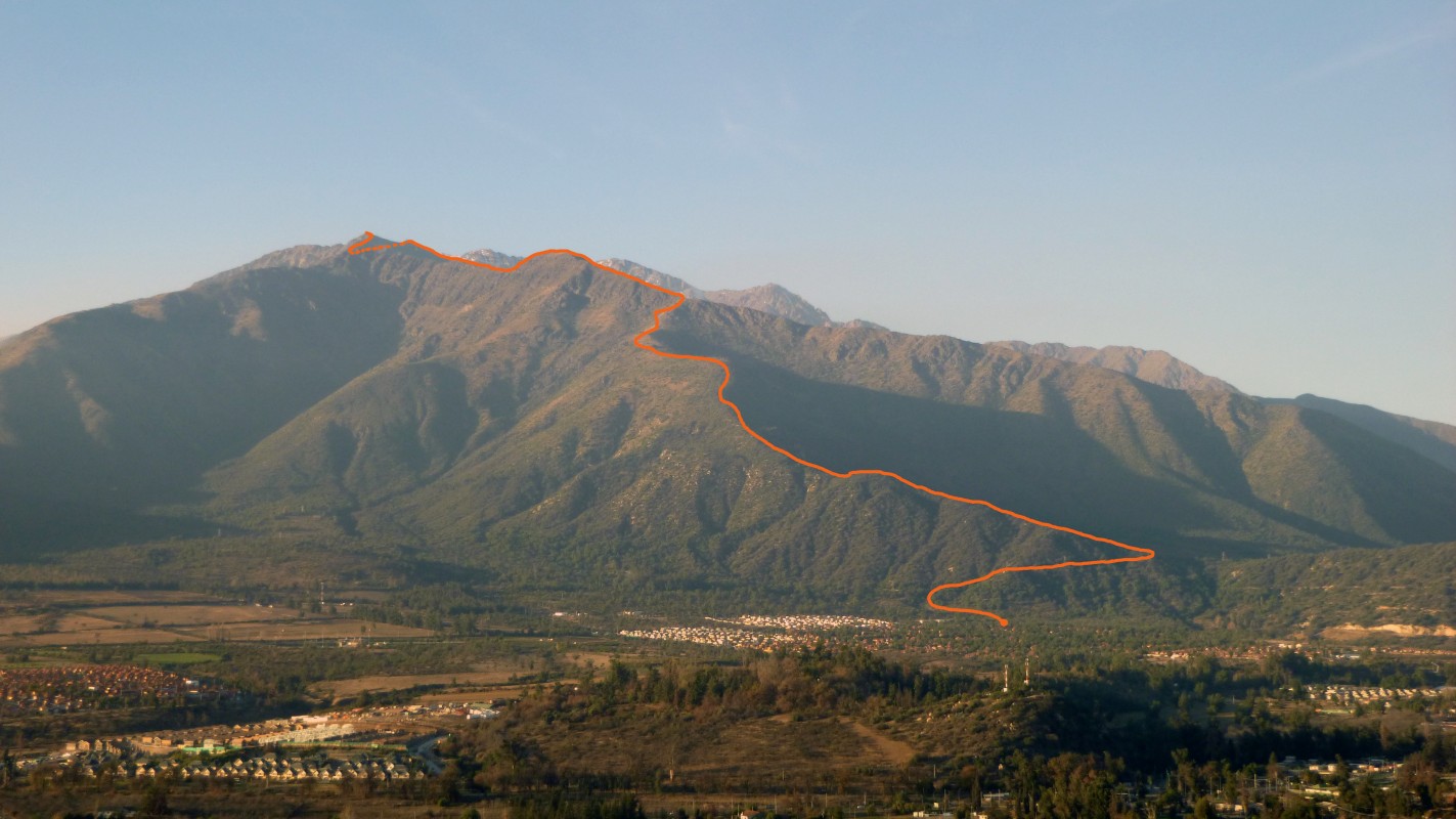 Filo Sur desde Hacienda el Peñón