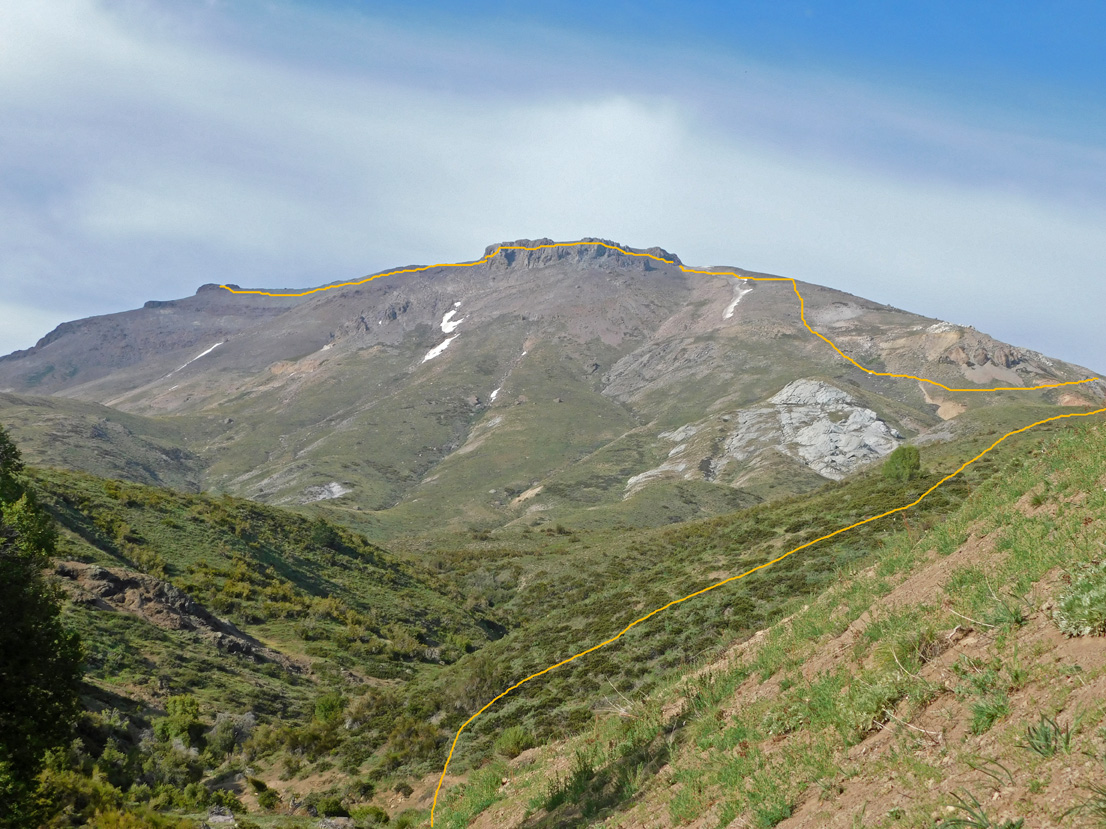 Cara Norte desde el Roble Grueso