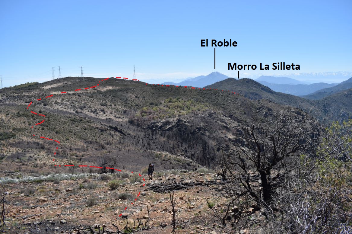 Cara Norte desde Quebrada Alvarado