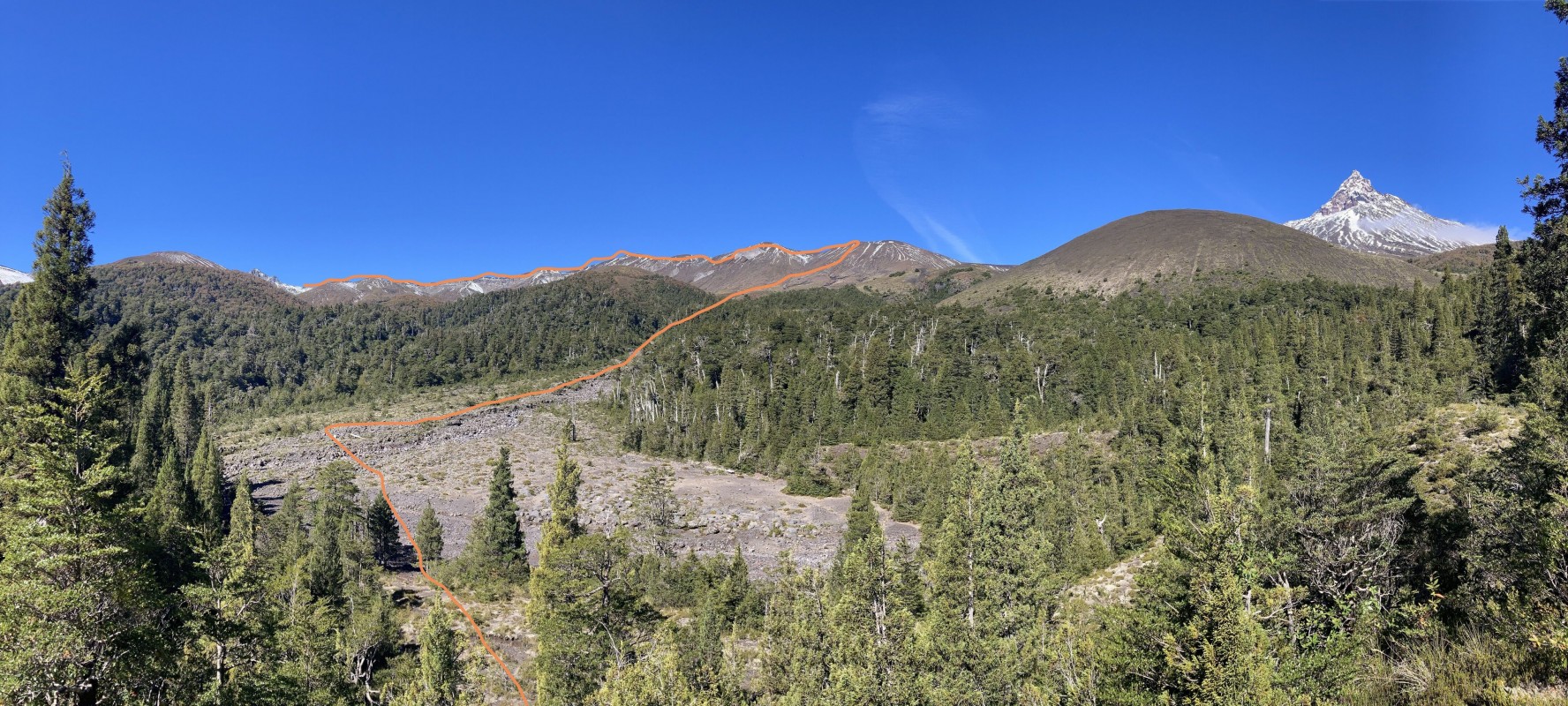 Cara Norte desde Lago Rupanco  