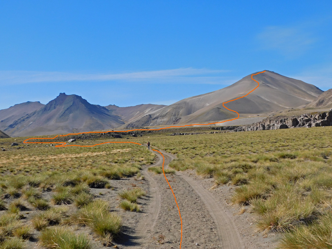 Cara Noroeste desde Valle de los Cóndores
