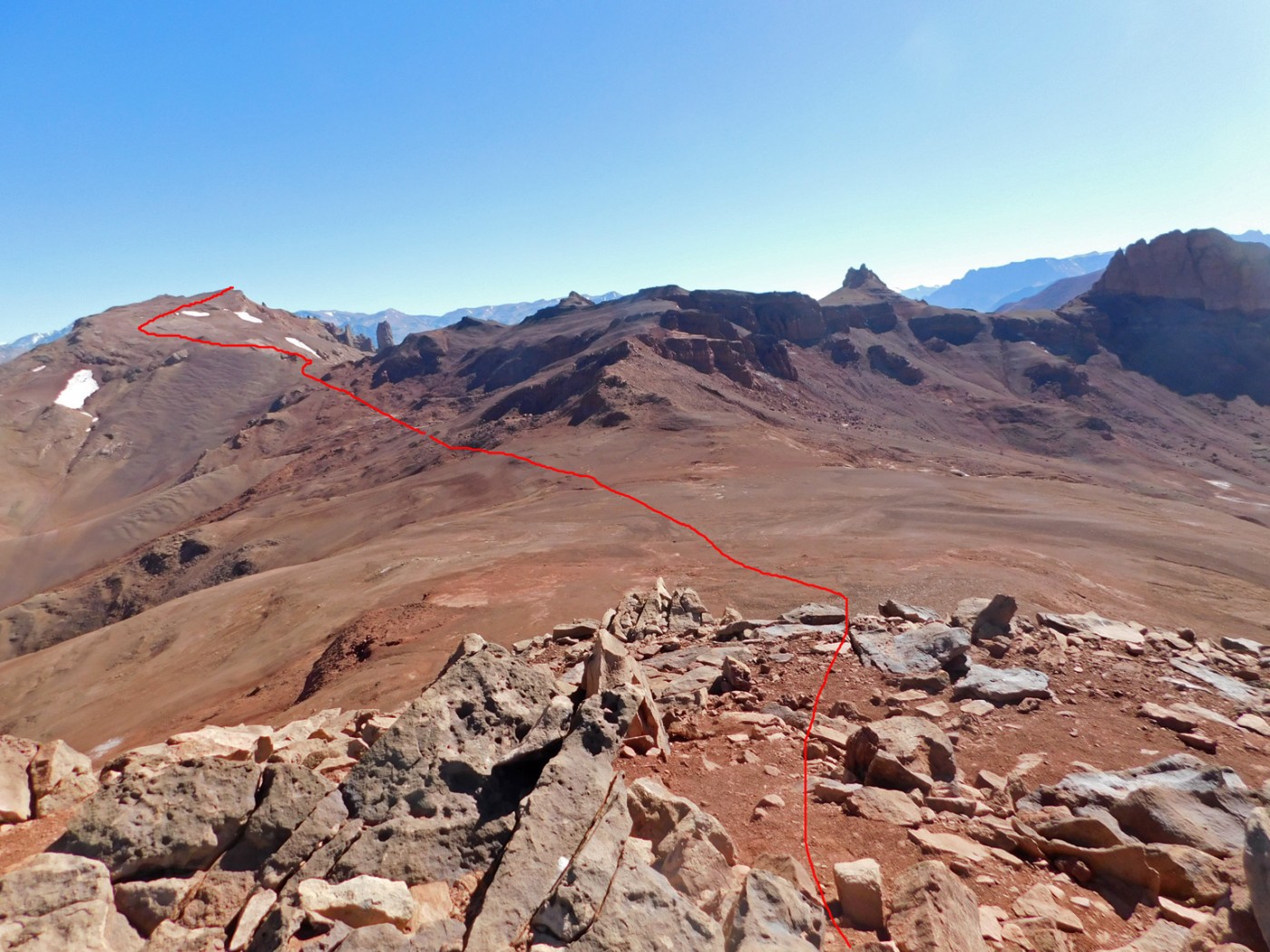 Cara Sur desde el cerro Guimón