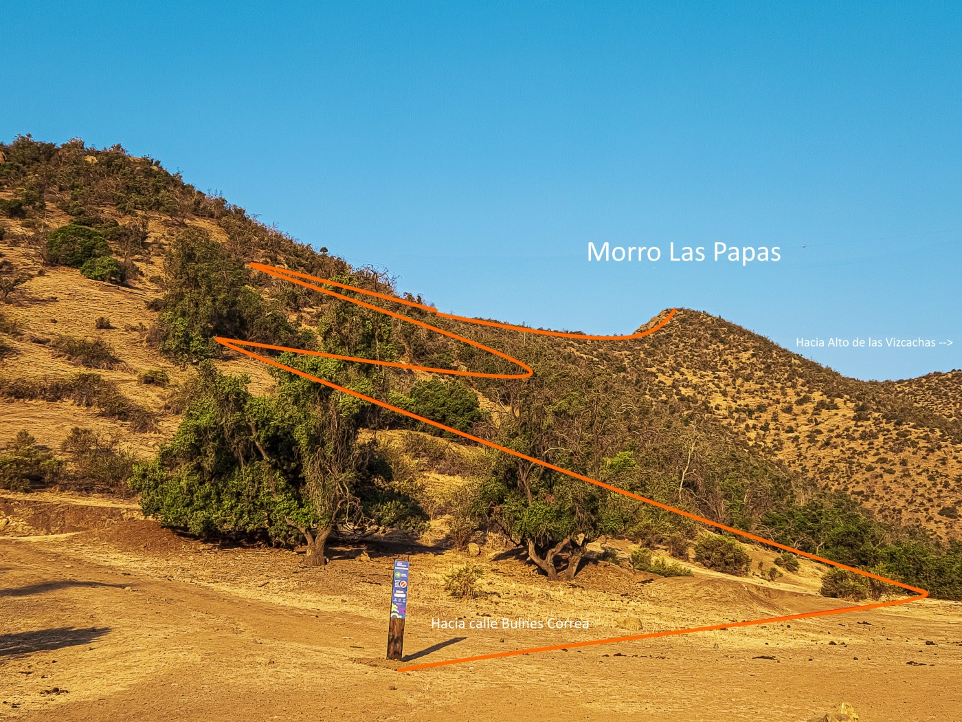 Morro Las Papas por Bulnes Correa
